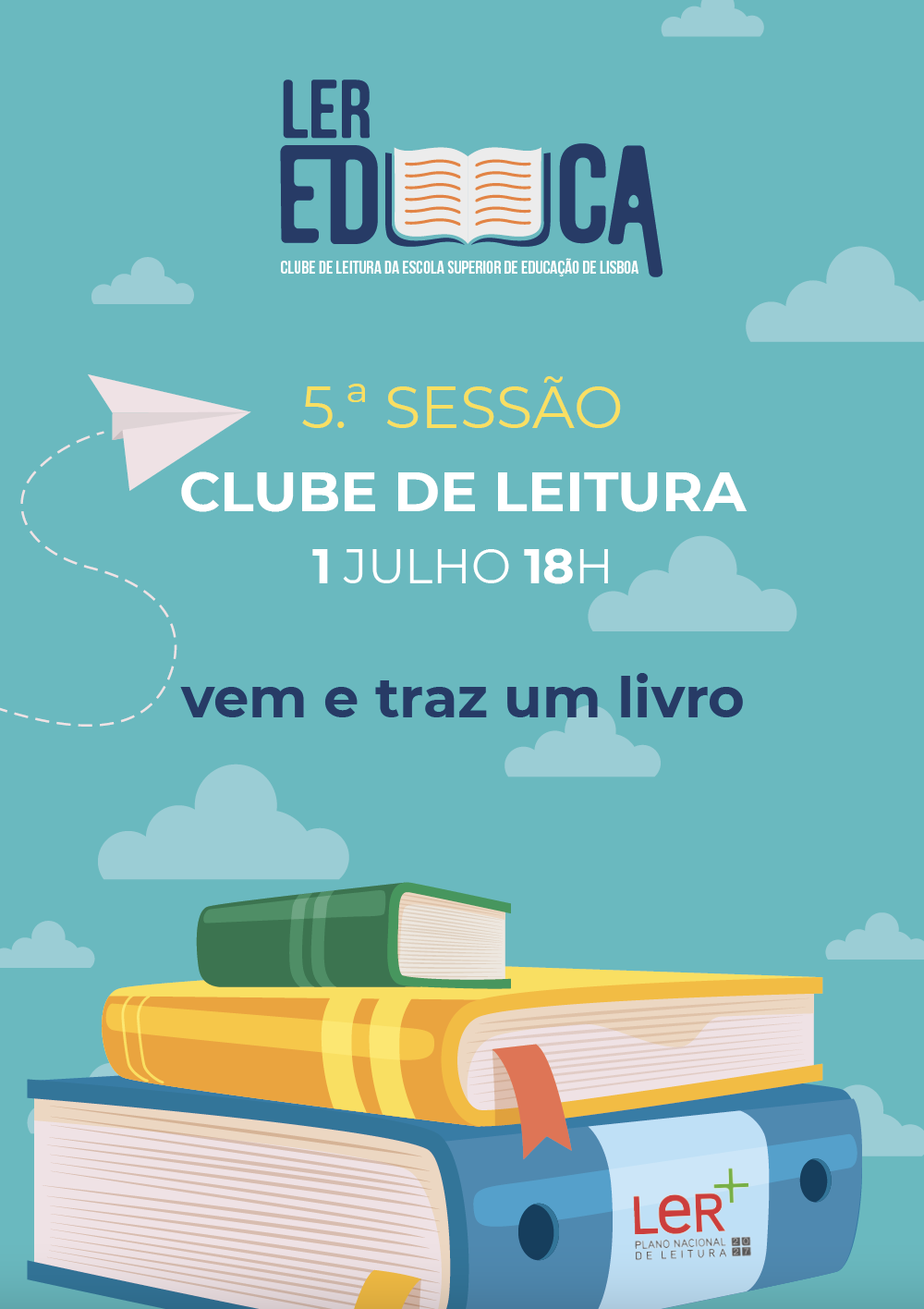 cartaz clube leitura