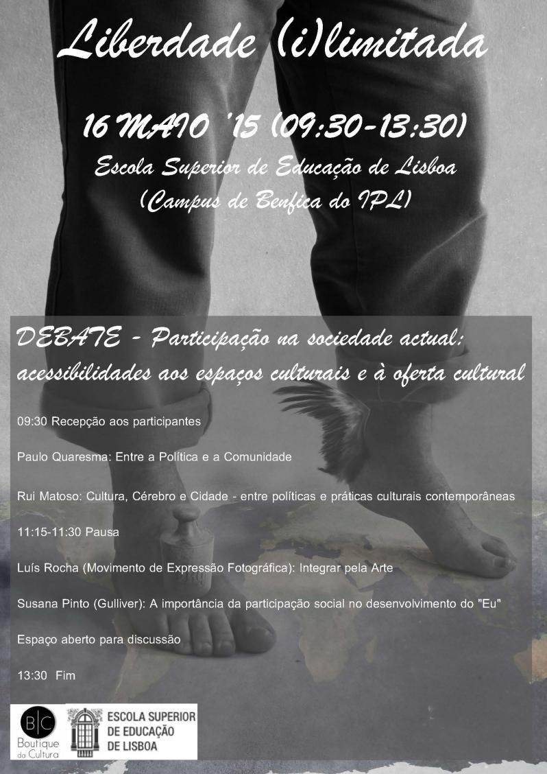 Cartaz debate