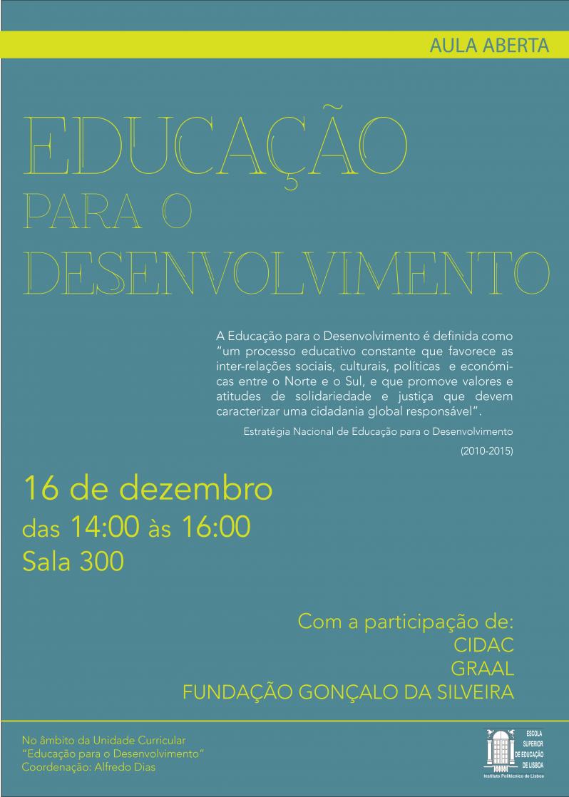 cartaz aula aberta