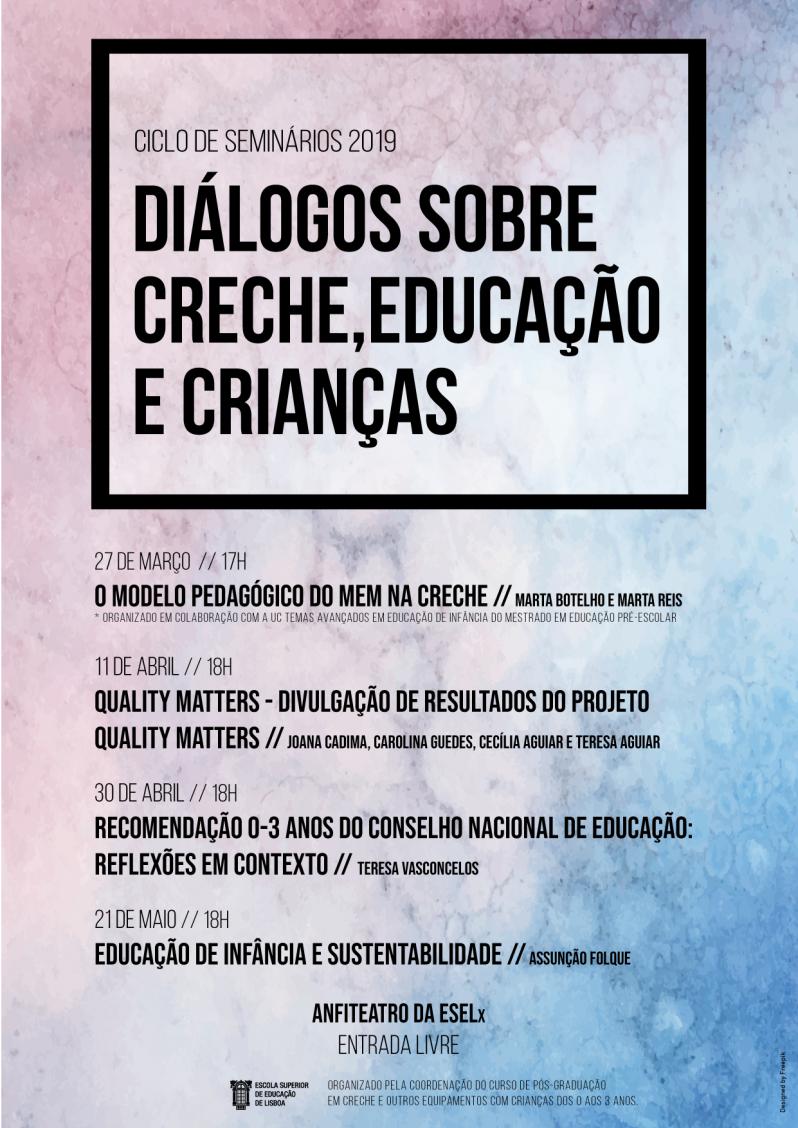 cartaz ciclo de seminários
