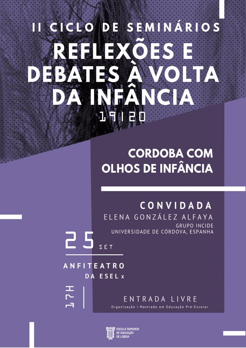 cartaz ciclo de seminários