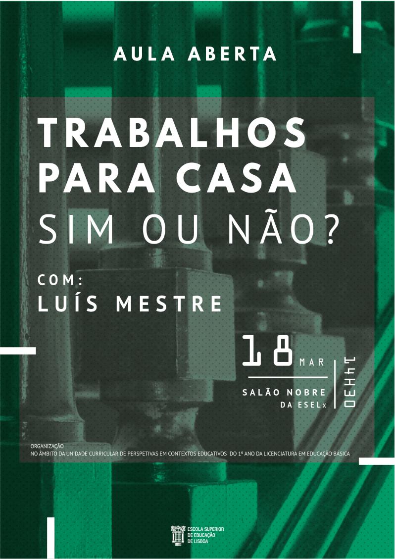 cartaz aula aberta