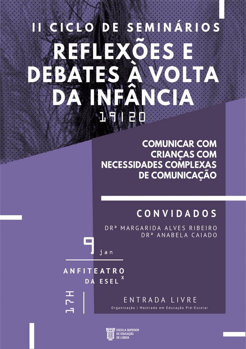 cartaz ciclo de seminários
